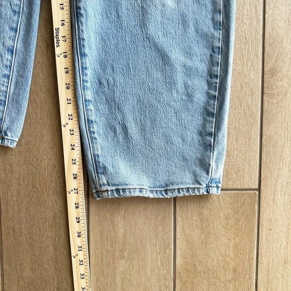 Quince Light Blue Straight Leg Women’s Jeans - Picture 10 of 10